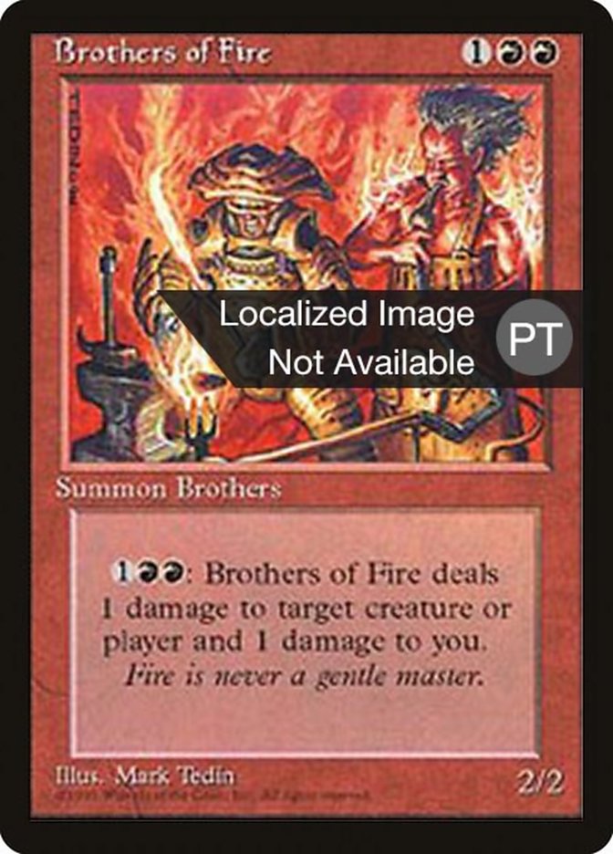Brothers of Fire [Fourth Edition (Foreign Black Border)] | Devastation Store