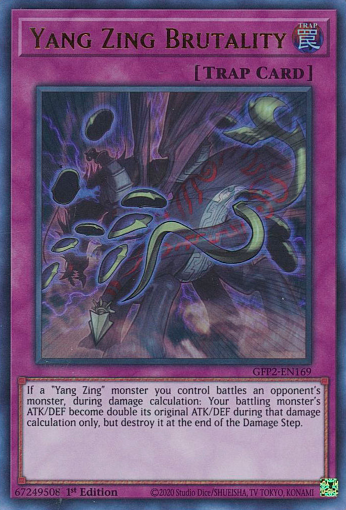 Yang Zing Brutality [GFP2-EN169] Ultra Rare | Devastation Store