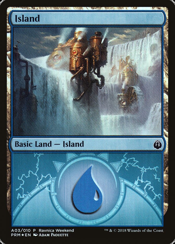 Island (A03) [Guilds of Ravnica Ravnica Weekend] | Devastation Store