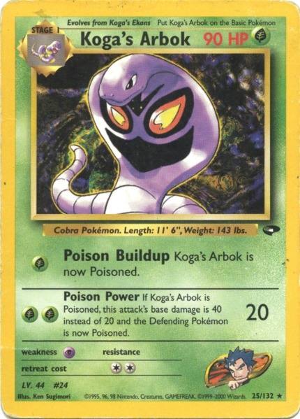 Koga's Arbok (25/132) [Gym Challenge Unlimited] | Devastation Store