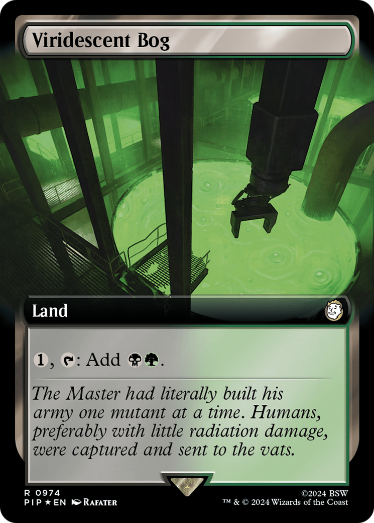 Viridescent Bog (Extended Art) (Surge Foil) [Fallout] | Devastation Store