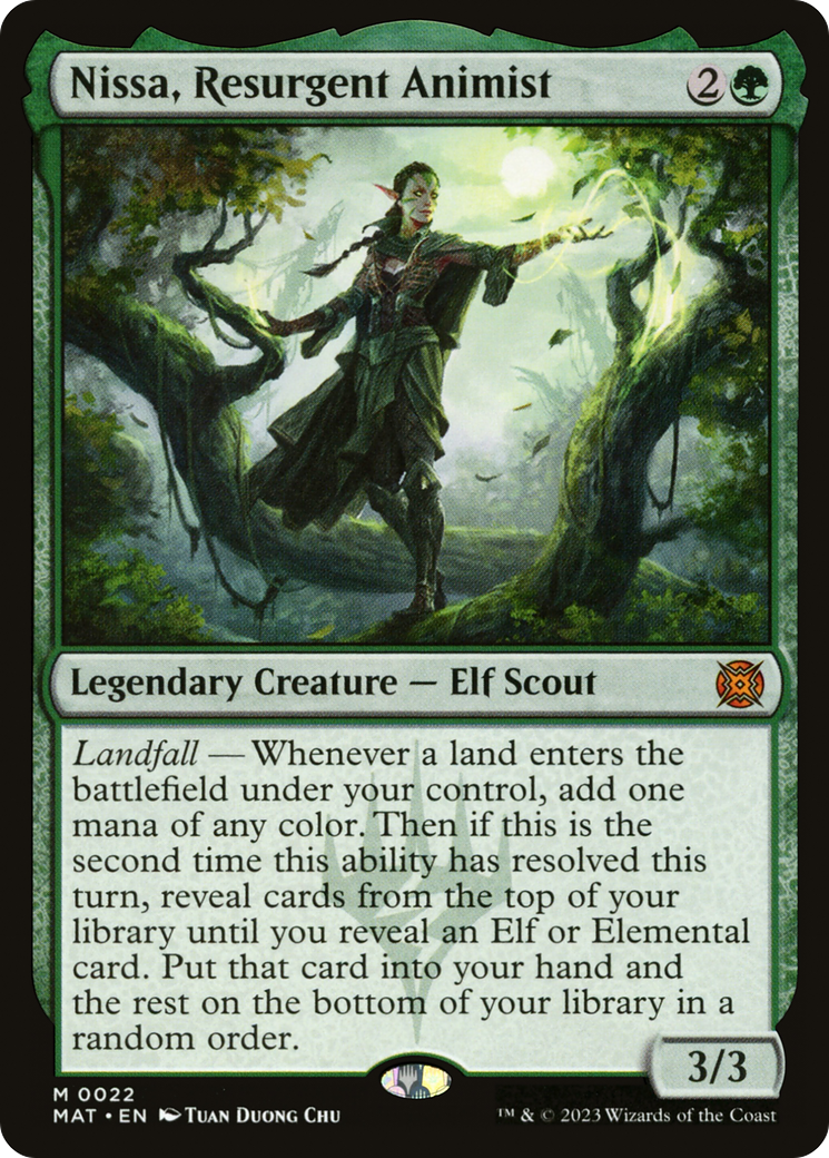 Nissa, Resurgent Animist [March of the Machine: The Aftermath] | Devastation Store