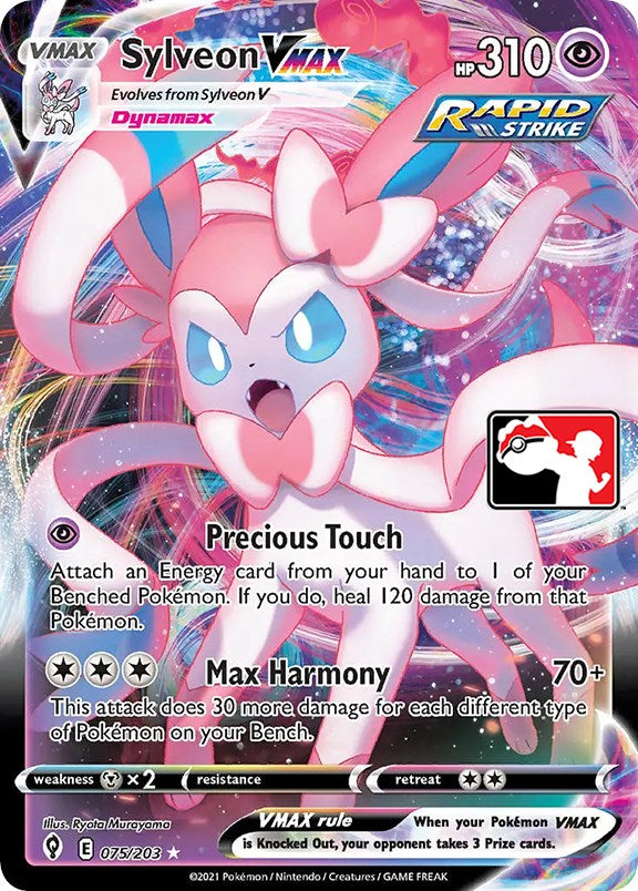 Sylveon VMAX (075/203) [Prize Pack Series One] | Devastation Store
