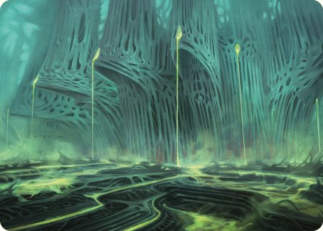 Swamp Art Card [Phyrexia: All Will Be One Art Series] | Devastation Store