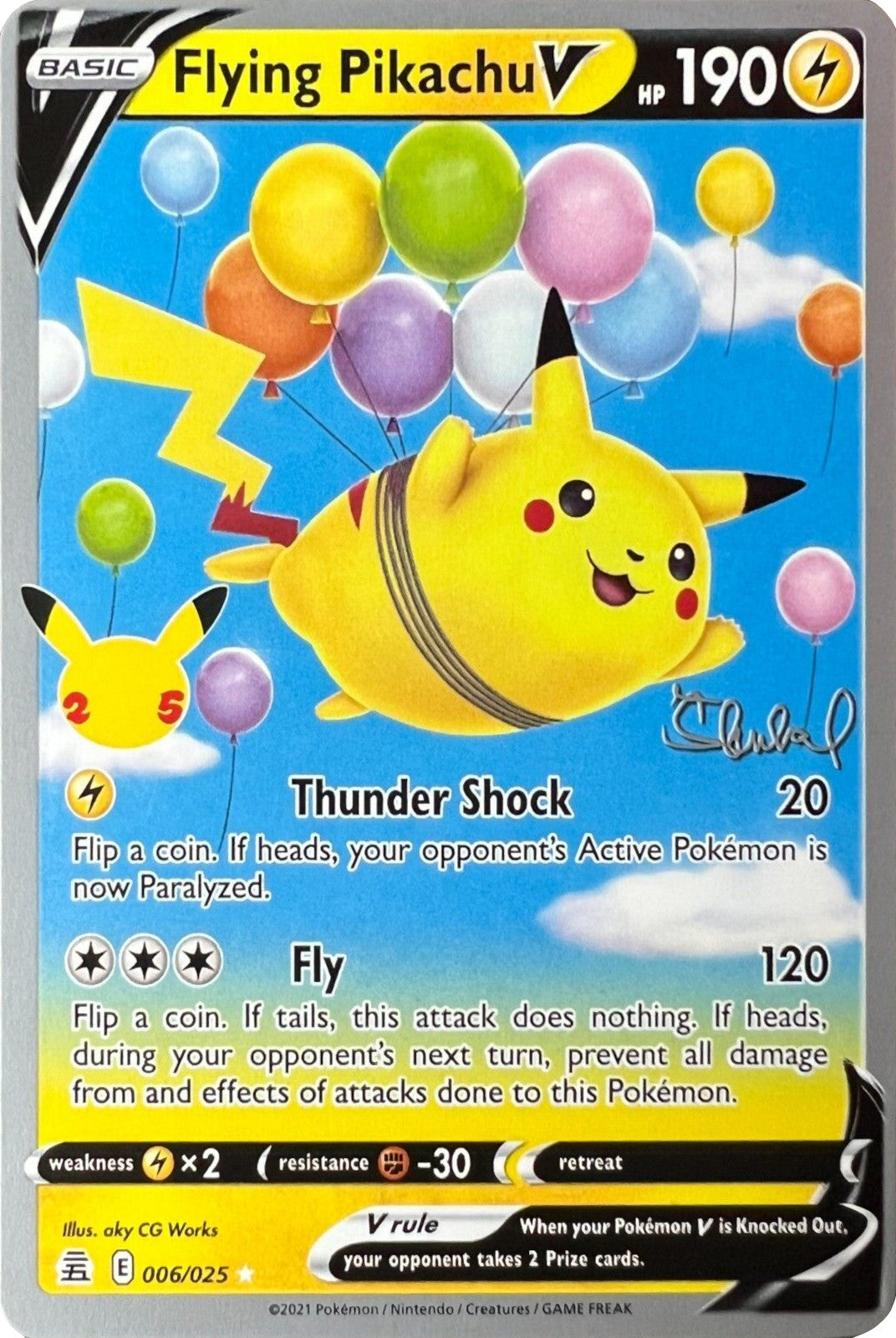 Flying Pikachu V (006/025) (ADP - Ondrej Skubal) [World Championships 2022] | Devastation Store