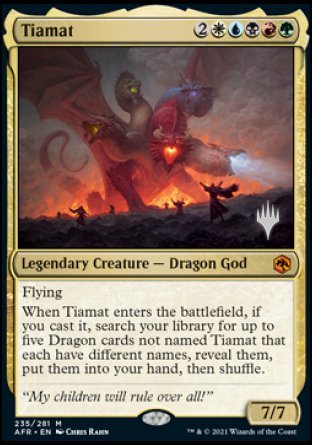 Tiamat (Promo Pack) [Dungeons & Dragons: Adventures in the Forgotten Realms Promos] | Devastation Store