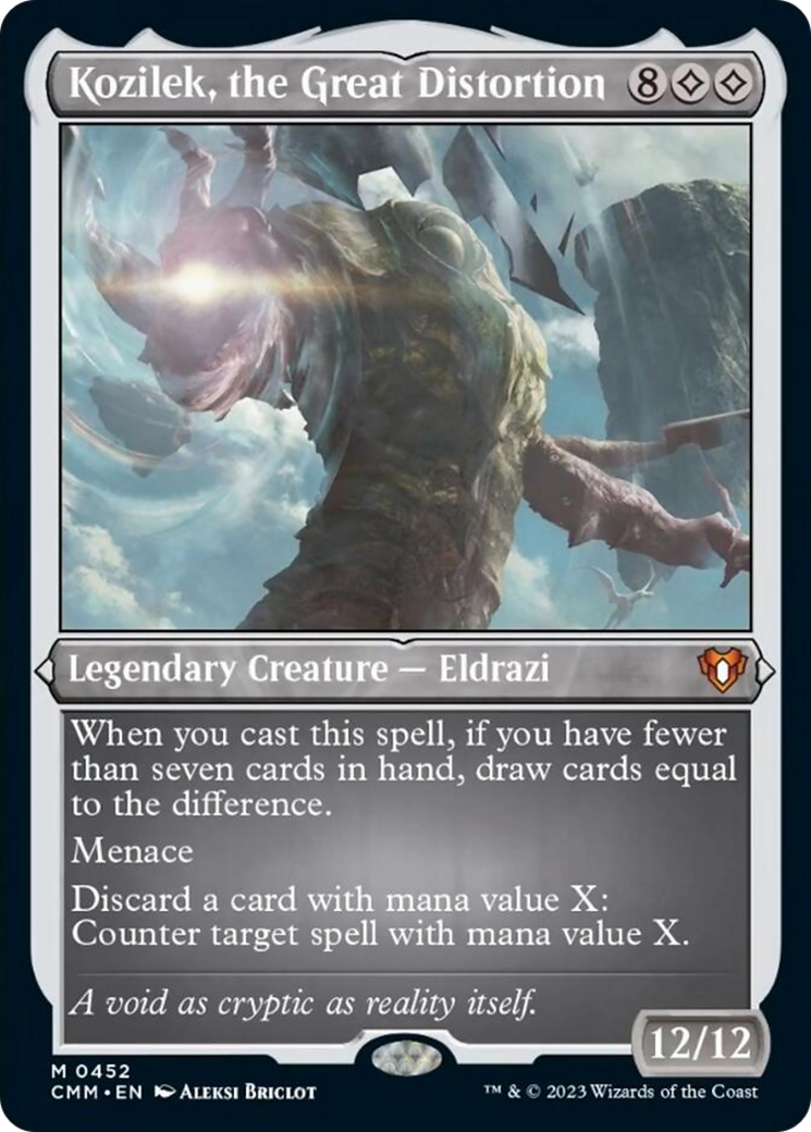 Kozilek, the Great Distortion (Foil Etched) [Commander Masters] | Devastation Store