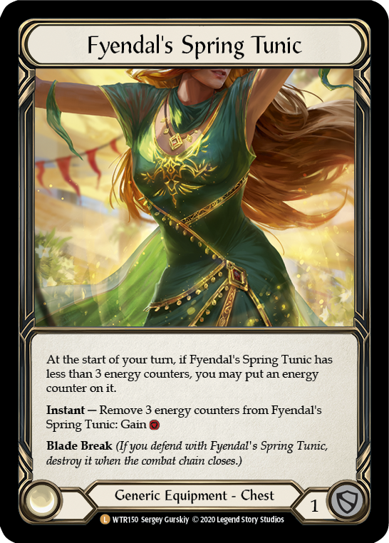 Fyendal's Spring Tunic [WTR150] Unlimited Edition Rainbow Foil - Devastation Store | Devastation Store