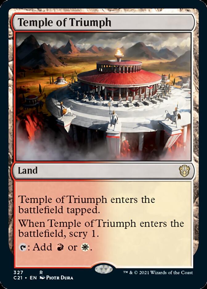 Temple of Triumph [Commander 2021] | Devastation Store