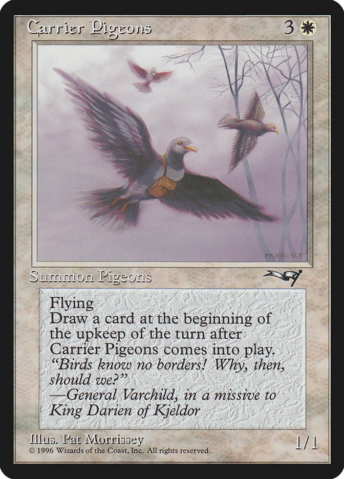 Carrier Pigeons (Flying Art) [Alliances] | Devastation Store