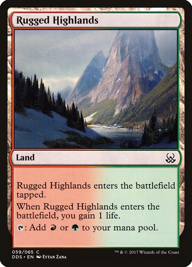 Rugged Highlands [Duel Decks: Mind vs. Might] - Devastation Store | Devastation Store