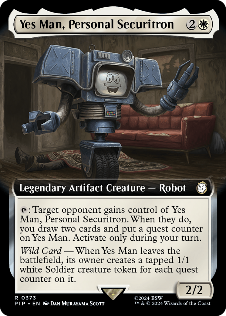 Yes Man, Personal Securitron (Extended Art) [Fallout] | Devastation Store