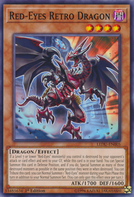 Red-Eyes Retro Dragon [LEDU-EN005] Common | Devastation Store