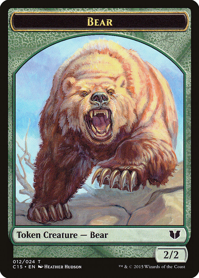 Bear // Spider Double-Sided Token [Commander 2015 Tokens] | Devastation Store