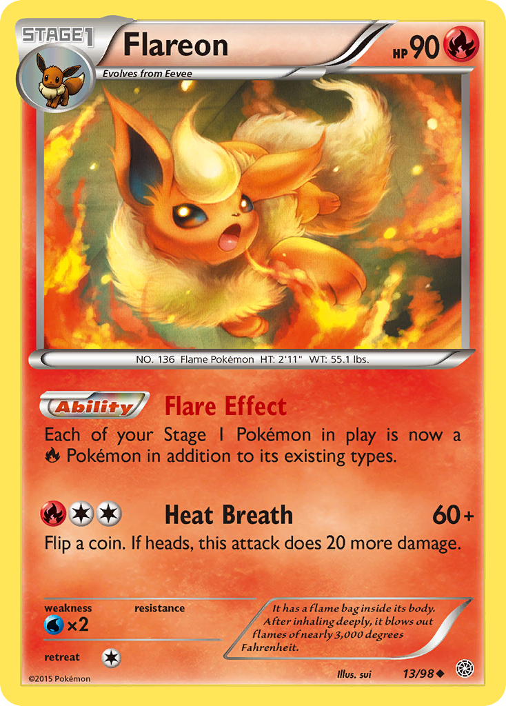 Flareon (13/98) [XY: Ancient Origins] | Devastation Store