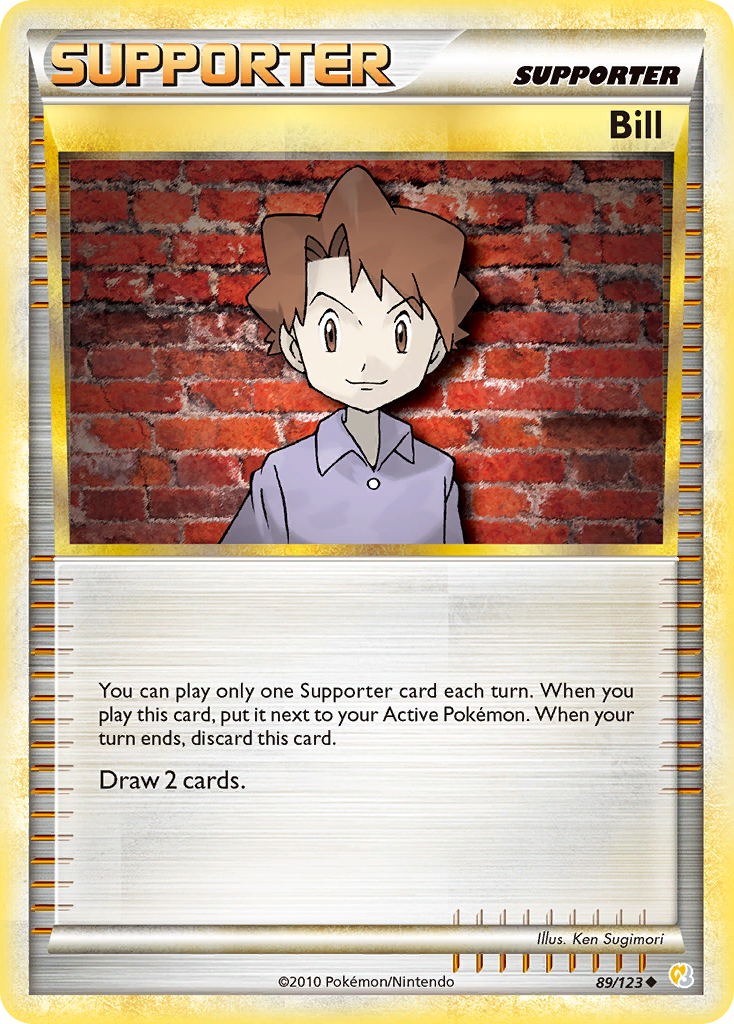 Bill (89/123) [HeartGold & SoulSilver: Base Set] | Devastation Store