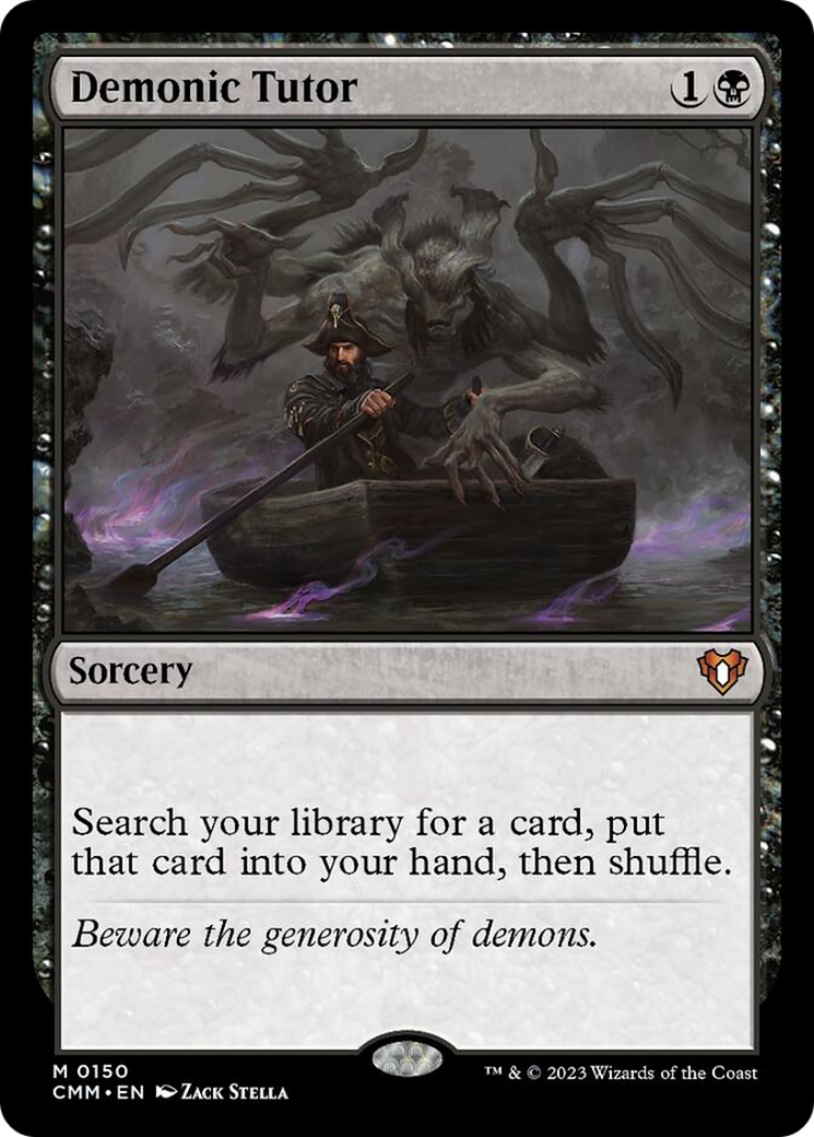 Demonic Tutor [Commander Masters] | Devastation Store