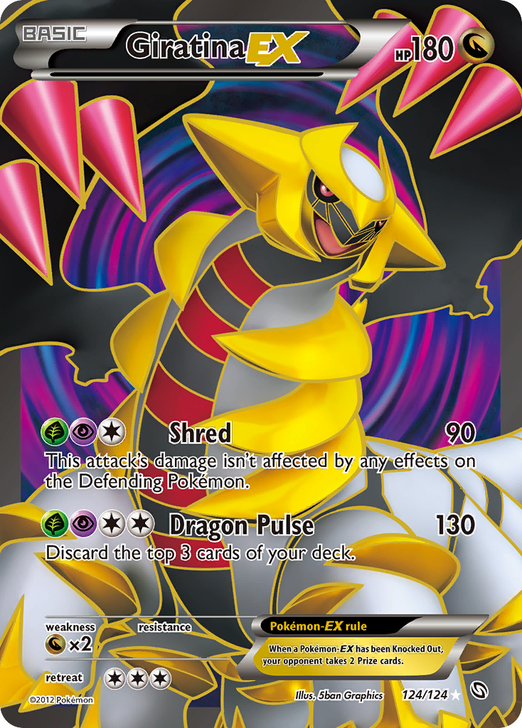 Giratina EX (124/124) [Black & White: Dragons Exalted] | Devastation Store