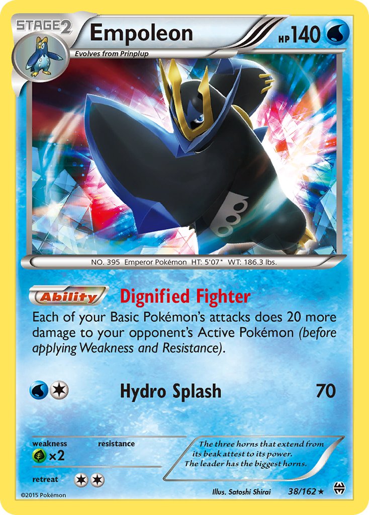 Empoleon (38/162) (Battle Arena Deck Exclusive) (Theme Deck Exclusive) [XY: BREAKthrough] | Devastation Store