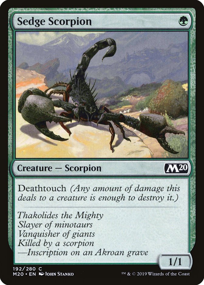 Sedge Scorpion [Core Set 2020] | Devastation Store