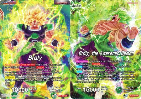Broly // Broly, the Awakened Demon [BT11-002] | Devastation Store
