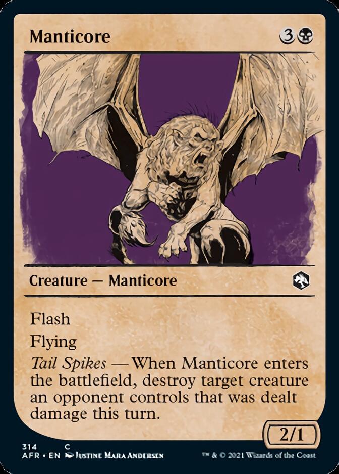 Manticore (Showcase) [Dungeons & Dragons: Adventures in the Forgotten Realms] | Devastation Store