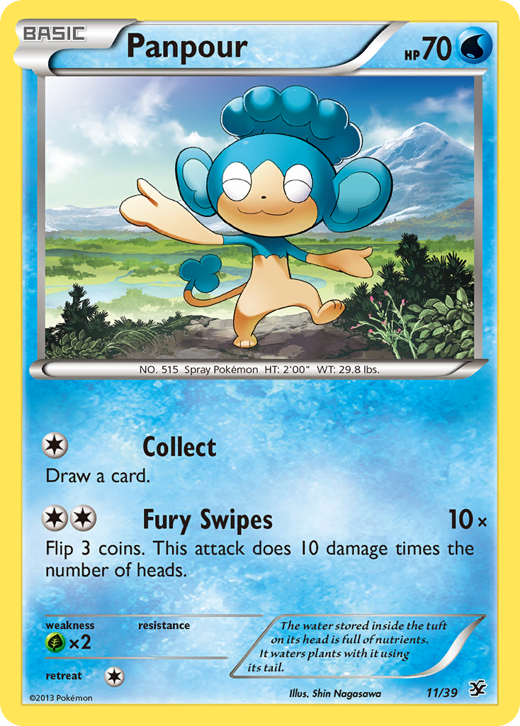 Panpour (11/39) [XY: Kalos Starter Set] | Devastation Store