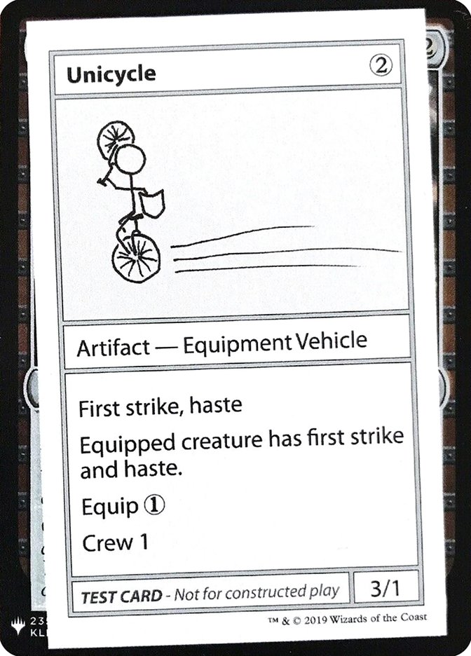 Unicycle [Mystery Booster Playtest Cards] | Devastation Store