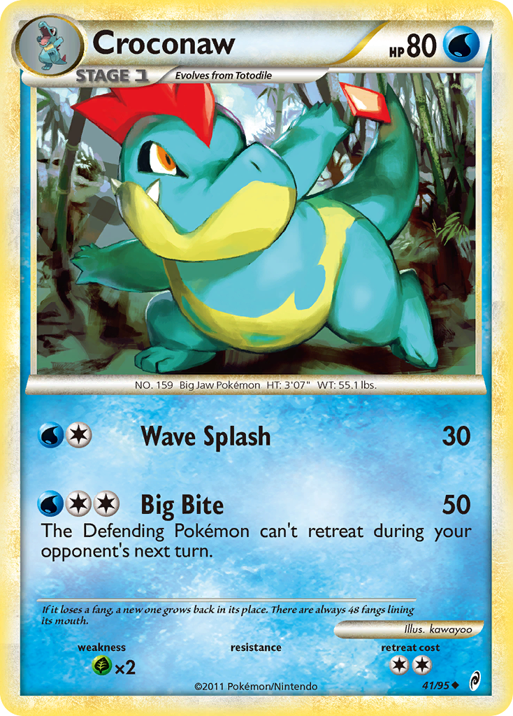 Croconaw (41/95) [HeartGold & SoulSilver: Call of Legends] | Devastation Store