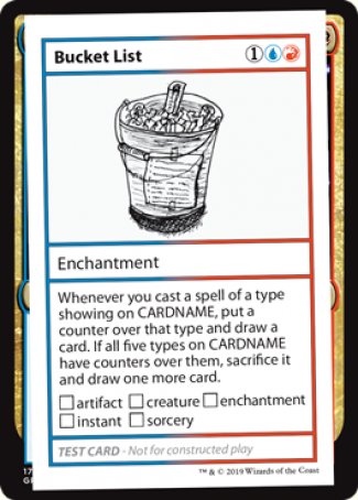 Bucket List (2021 Edition) [Mystery Booster Playtest Cards] | Devastation Store