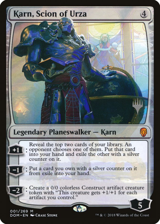 Karn, Scion of Urza (Promo Pack) [Dominaria Promos] | Devastation Store