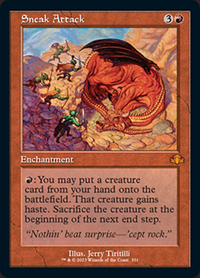 Sneak Attack (Retro) [Dominaria Remastered] | Devastation Store