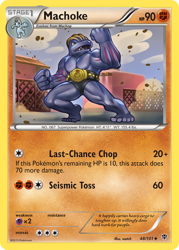 Machoke (48/101) [Black & White: Plasma Blast] | Devastation Store