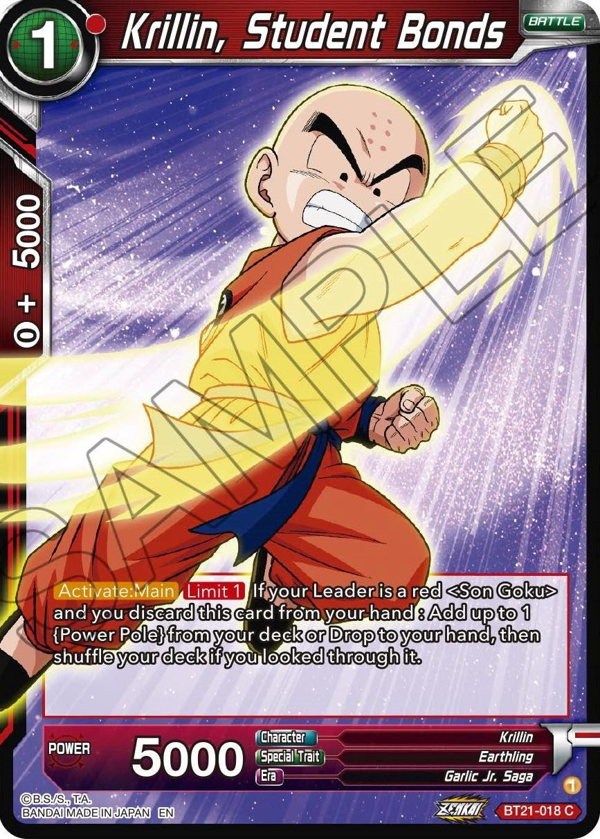 Krillin, Student Bonds (BT21-018) [Wild Resurgence] | Devastation Store
