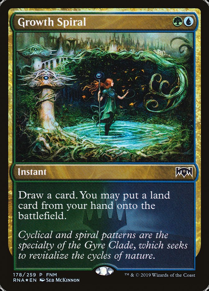 Growth Spiral (FNM) [Ravnica Allegiance Promos] | Devastation Store