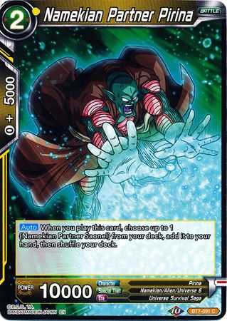 Namekian Partner Pirina [BT7-091] | Devastation Store