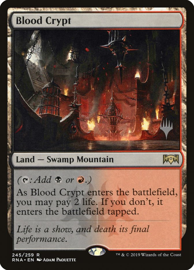 Blood Crypt (Promo Pack) [Ravnica Allegiance Promos] | Devastation Store