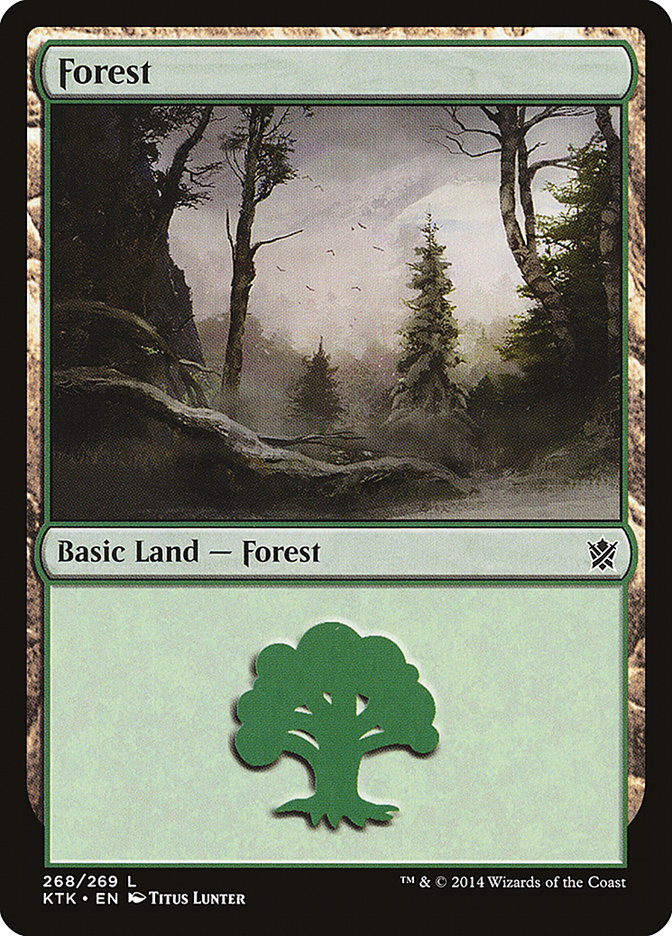 Forest (268) [Khans of Tarkir] - Devastation Store | Devastation Store