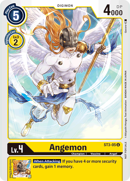 Angemon [ST3-05] (Tamer Party) [Starter Deck: Heaven's Yellow Promos] | Devastation Store