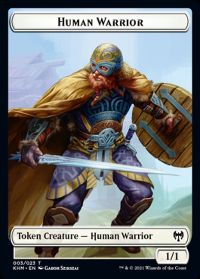 Human Warrior [Kaldheim Tokens] | Devastation Store