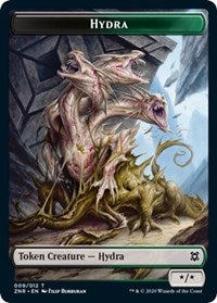 Hydra // Illusion Double-sided Token [Zendikar Rising Tokens] | Devastation Store