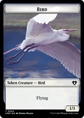 Copy (54) // Bird Double-Sided Token [Commander Masters Tokens] | Devastation Store