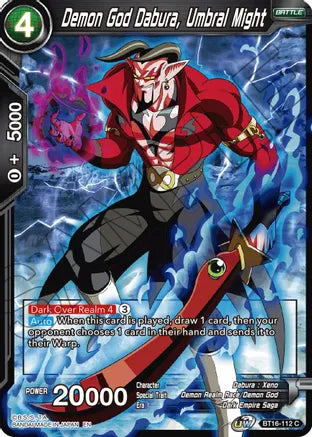 Demon God Dabura, Umbral Might [BT16-112] | Devastation Store
