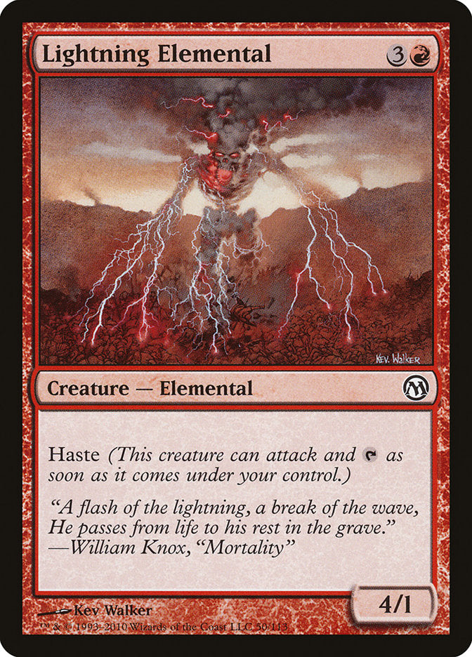 Lightning Elemental [Duels of the Planeswalkers] | Devastation Store