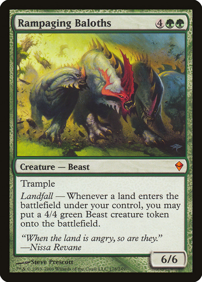 Rampaging Baloths (Oversized) [Oversize Cards] | Devastation Store