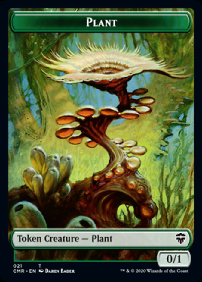 Illusion // Plant Token [Commander Legends Tokens] | Devastation Store