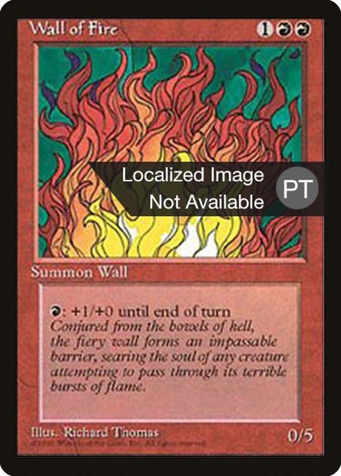 Wall of Fire [Fourth Edition (Foreign Black Border)] | Devastation Store