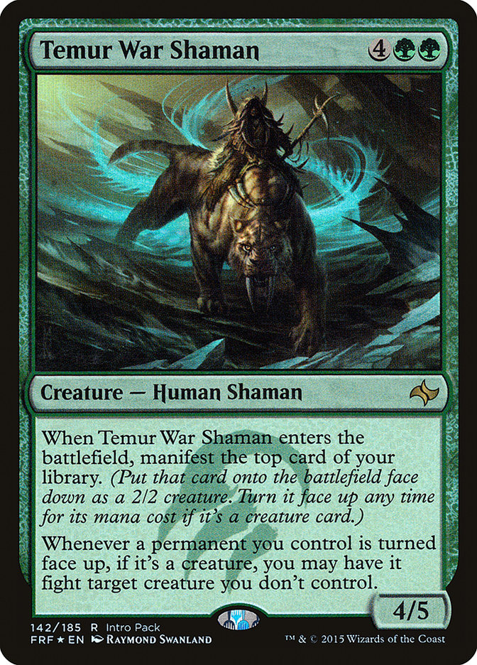 Temur War Shaman (Intro Pack) [Fate Reforged Promos] | Devastation Store