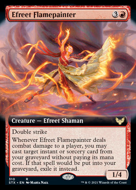 Efreet Flamepainter (Extended) [Strixhaven: School of Mages] | Devastation Store