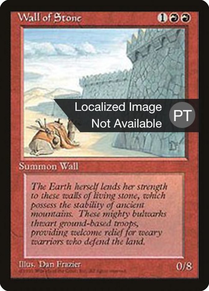 Wall of Stone [Fourth Edition (Foreign Black Border)] | Devastation Store